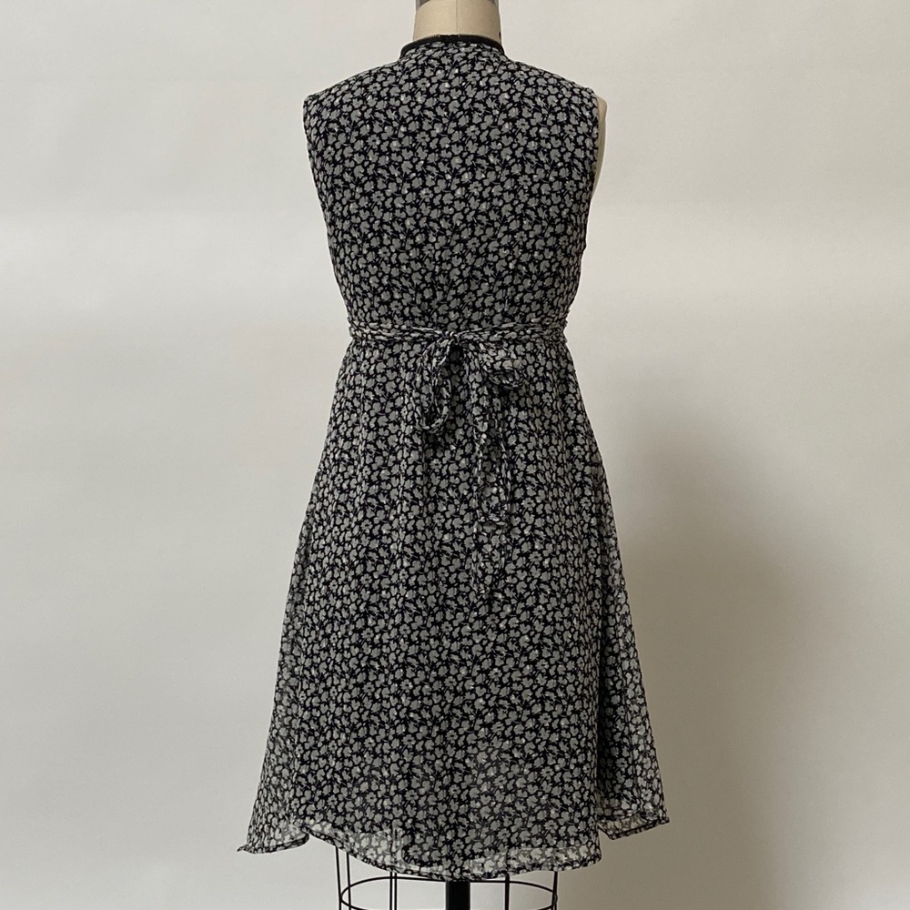 ALL SAINTS floral silk full zip and tie dress - Picture 4 of 12